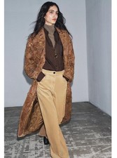 CAPPOTTO LUNGO DONNA ZARA RICAMATO COLLEZIONE ZW EDIZIONE LIMITATA 3736/253/637 M 