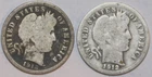 (2) Barber Dimes - Good - 1912P 1912S - #9052D - FREE SHIPPING