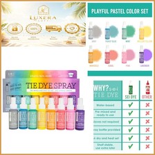 SEI Tie Dye Kit Playful Pastel 8 Colors Spray...