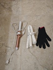 Curling Iron Set with Heat-Resistant Glove  Curlers   Great Condition