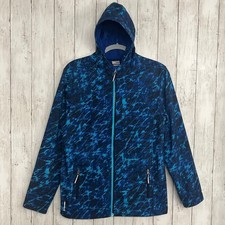 Champion Venture Dry Blue Unisex Kids Zip Up Hooded Lined Jacket Coat 16-18