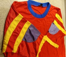 T-shirt, kolorowy, rozmiar L, poliamid, dekoracyjny, top, karnawał,