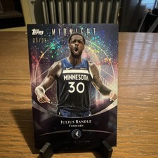 2025-26 Topps Midnight Julius Randle Winter Solstice #57 /35 Timberwolves