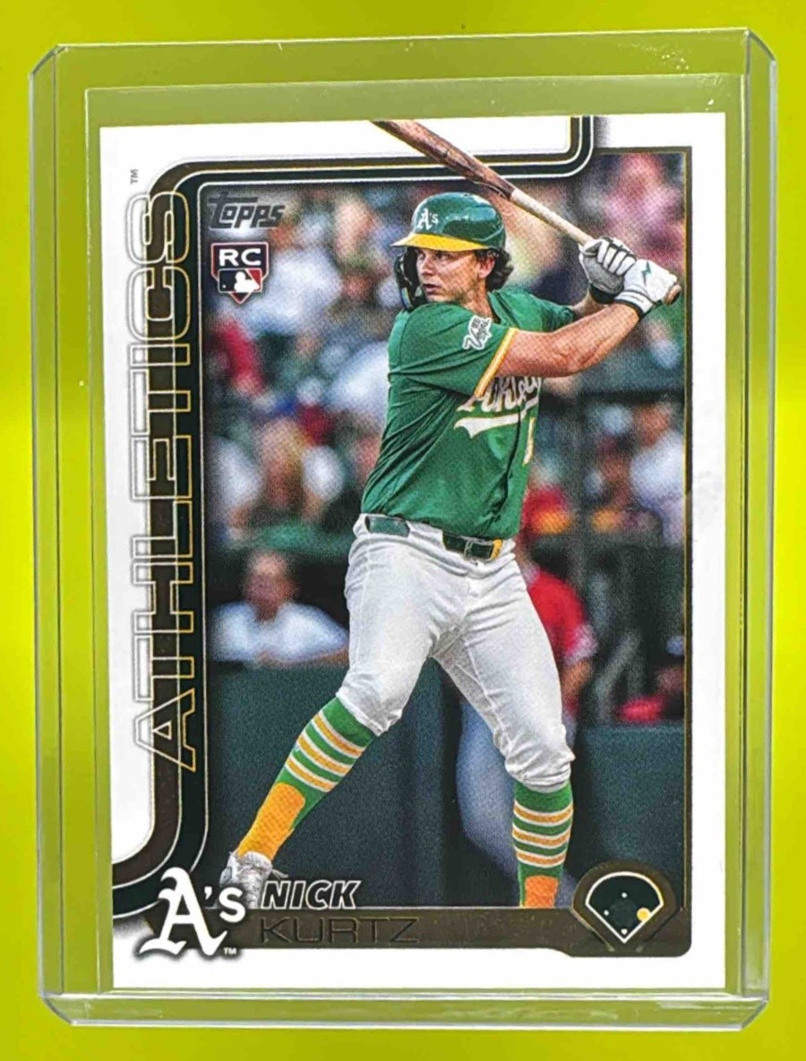 2025 Topps Baseball Update Nick Kurtz #US201 Athletics