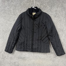 MICHAEL Michael Kors Jacket Women Size XL Black Quilted Down Puffer Quiet Luxury