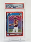 JAYDEN DANIELS 2024 DONRUSS OPTIC RATED ROOKIE RED WAVE C RC PSA 10 Q4769