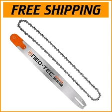 Alloy 36" Chainsaw Guide Bar Chain 3/8" Pitch for Versatile Applications