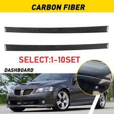 Carbon Fiber 2-20X Control Dashboard Panel Protective Trim For Pontiac G8 08-09