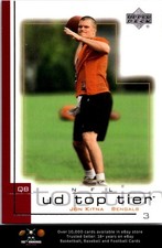 2001 Upper Deck Top Tier FOOTBALL #38 Jon Kitna