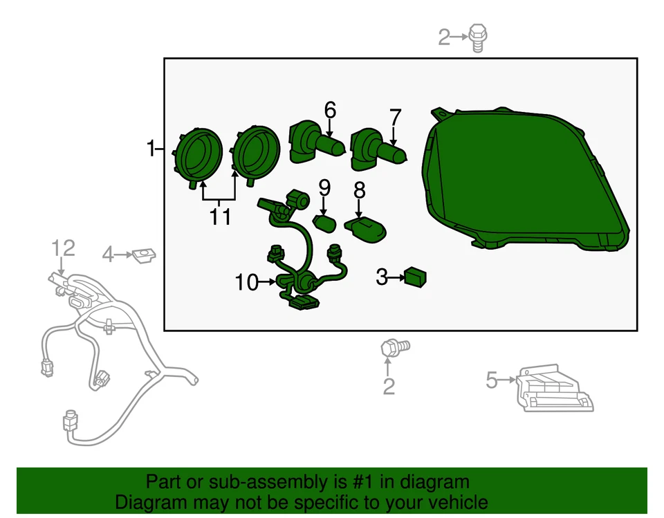 Conjunto compuesto genuino GM 84791975 Foto 4 de 4