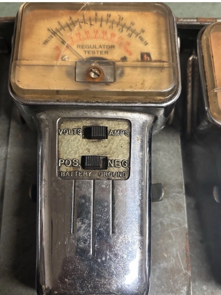 Vintage Harvey E Hanson Automotive Diagnostic Tester Set In Case