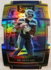 2021 Select DK Metcalf Black Gold Prizm Holo Seahawks Pittsburgh Steelers Insert