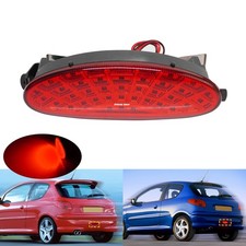 Rot LED Rücklicht Mitte Nebelschlussleuchte für Peugeot 206 CC / SW / Schrägheck
