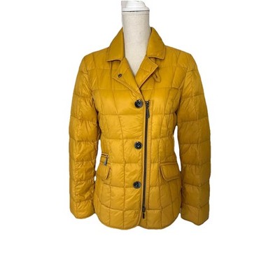Gerry Weber Daunenjacke Steppjacke Übergangsjacke Damen 36 gelb Senf 