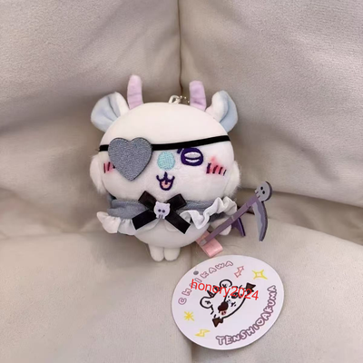 Chiikawa Angel Devil Tenshi Mascot Momonga Plush Doll Keychain New