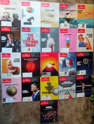 THE ECONOMIST Magazine - Twenty-one (21) Issues from Feb-Sept 2024