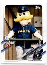 2021 Topps Opening Day Mascots Bernie Brewer Milwaukee Brewers #M-8