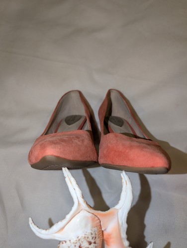 Alfani Step Flex Suede Pumps Coral Color Style name JEULES Size 8W - Picture 5 of 11