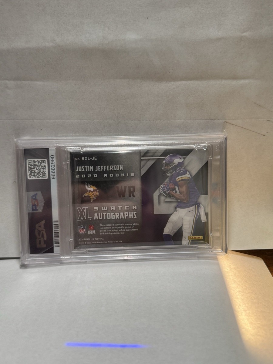 2020 Panini XR - Rookie XL Swatch Autographs Justin Jefferson #RXL