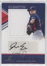 2018 USA Baseball Stars & Stripes Jerseys Black Ink /199 Jeremy Eierman Auto a3i