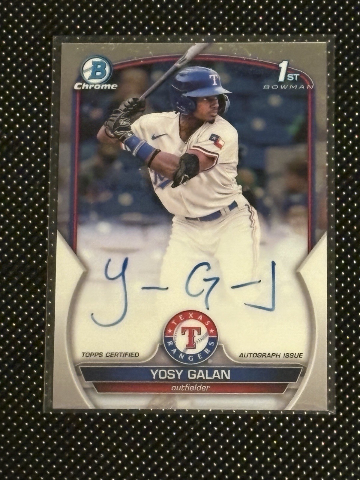 2023 Bowman Chrome Prospects Yosy Galan 1st Bowman Auto #CPA-YG