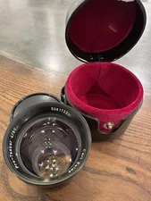 1980s CARL ZEISS Pro-Tessar 4/80 Rollei Lens with Caps & Case - NICE!