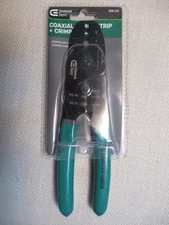 Commercial Electric (538 212) Coaxial Cable Strip and Crimp Tool NEW