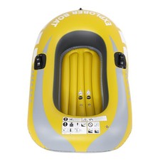 PVC Inflatable Kayak Canoe 1 Person Rowing Air Boat Fishing Drifting Diving.
