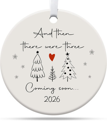 Expecting Baby Ornament 2026, Pregnancy Announcement for Husband Grandparents...
