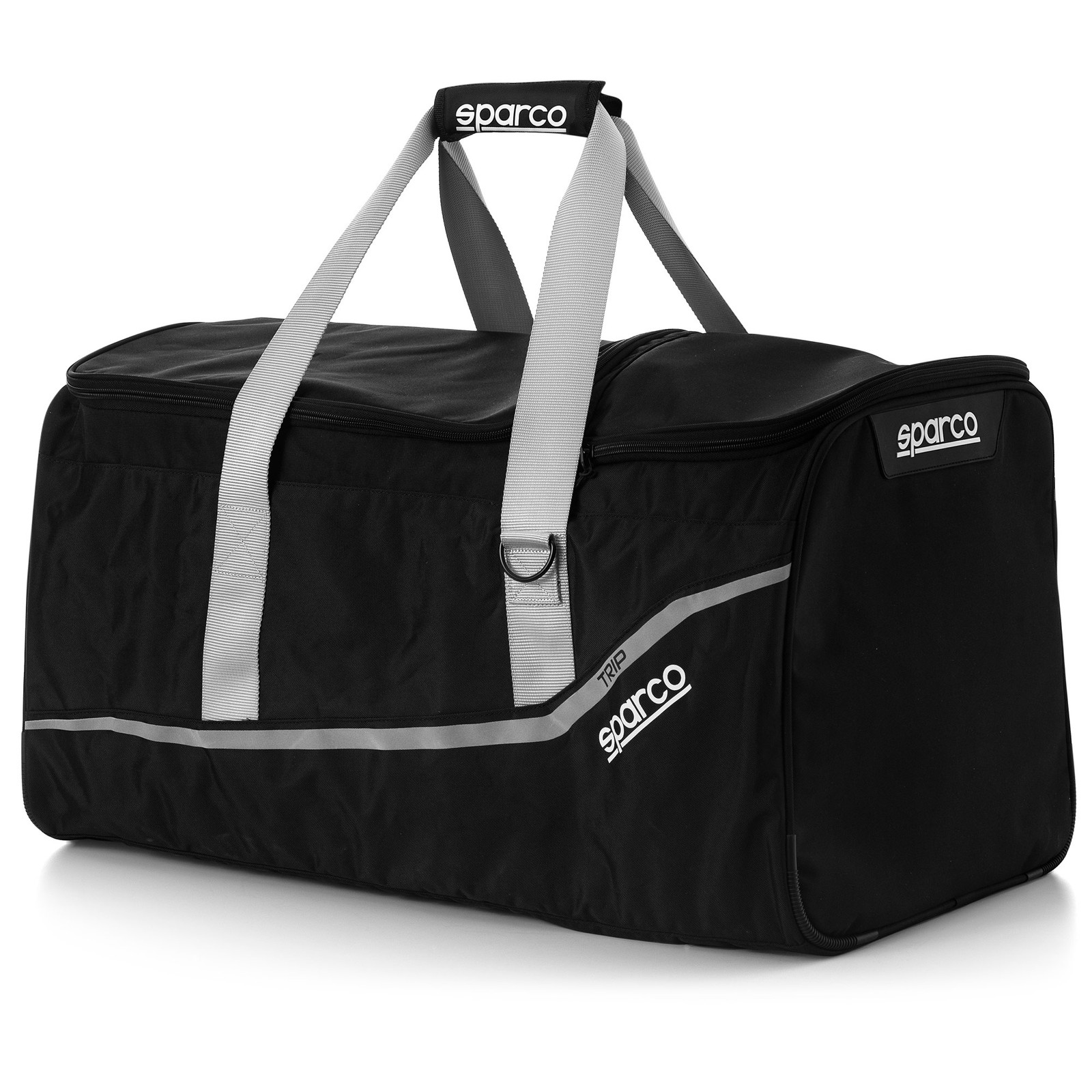 Sparco Trip Kit Bag, 89 Litre Capacity – Black/Silver