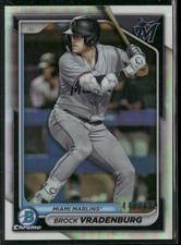 2024 Bowman Brock Vradenburg #BCP-62 Chrome Prospects Refractors