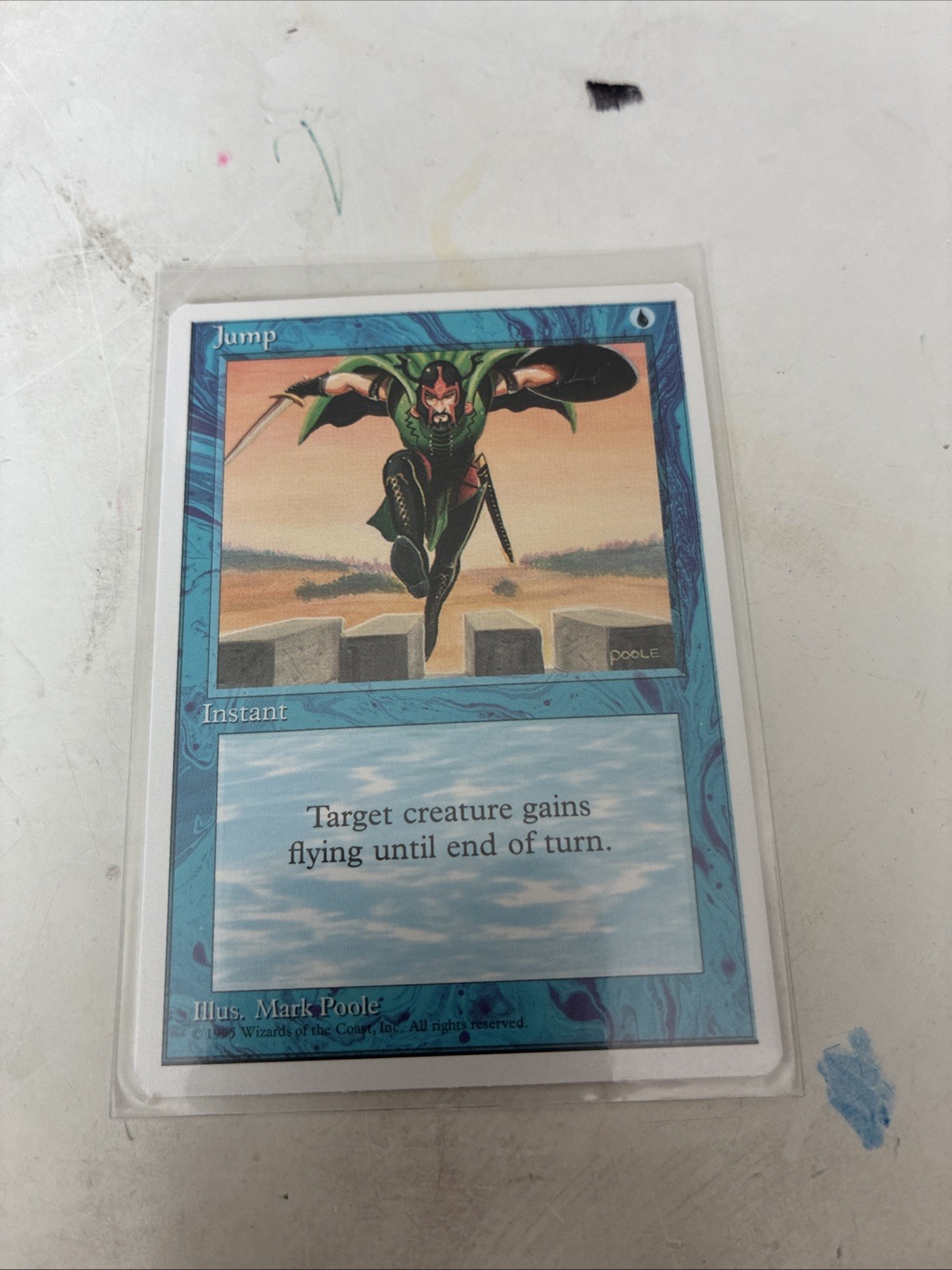 Jump MP 4th Edition Fourth Artist Mark Poole 1995 WOTC MTG Magic Vintage!