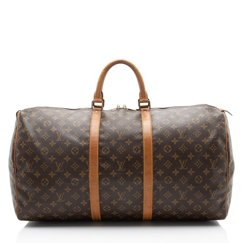 Louis Vuitton Vintage Monogram Canvas Keepall 55 Duffle
