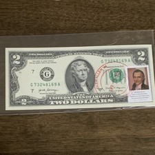 Series 2017A 2 Federal Reserve Note Uncertified Serial G73248169A