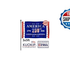 250th Anniversary Flag 3x5 ft USA Heavy-duty Polyester Double-sided Three-layer