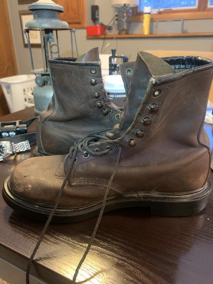 Red Wing Men’s Boots Model 953 Size 8.5 Wide Runs Large As Men’s 9 - Image 3 of 4