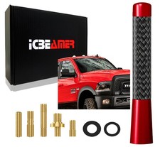 Icbeamer 3 Auto Antenna Carbon Fiber Colorred Universal Fit Mini Style A1 Icbeamer 3 Auto Antenna Carbon Fiber Colorred Universal Fit Mini Style A1