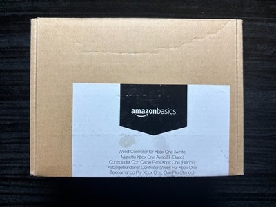 AmazonBasics Xbox One Wired Controller White New Sealed