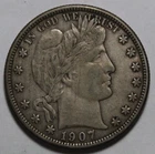 1907 O Barber Half FG167