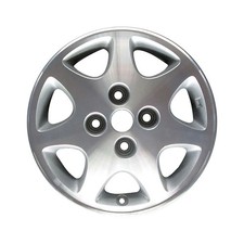 15x6 7 Slot Used Aluminum Wheel Machined And Painted Silver 560-62287 15x6 7 Slot Used Aluminum Wheel Machined And Painted Silver 560-62287
