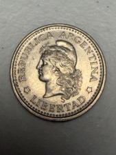1958 Argentina 20 Centavos Coin