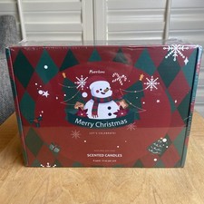 6 Pack Christmas Scented Candle Natural Soy Wax, Long Lasting Aromatherapy New