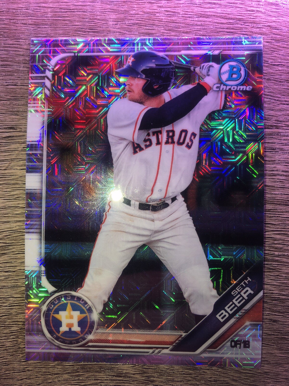 SETH BEER 2019 Bowman Chrome Prospects Mega Box MOJO REFRACTOR #BCP-14