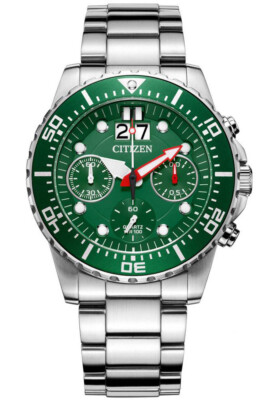 Citizen Quartz Chronograph 100m Stainless Steel Men's Watch AI7009