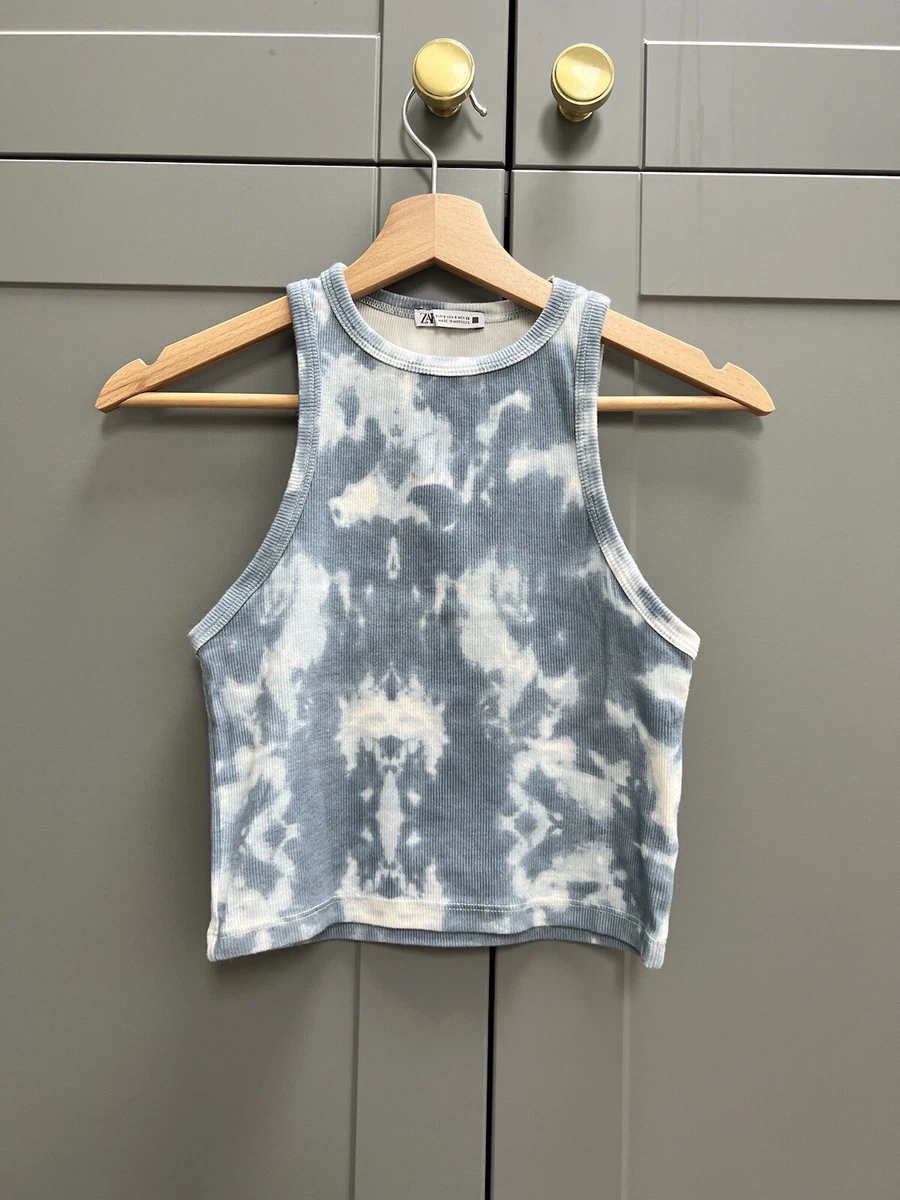 racer crop top zara