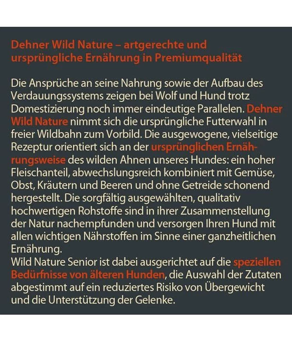 Wild Nature Hundetrockenfutter Senior Bergweide | getreidefrei | natürliches ... - Bild 3 von 4