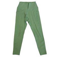 Colorful Koala Size S Small Green Ankle Leggings Side Pockets Stretch Pull On