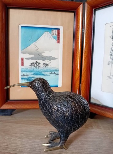 Vintage Pair Of BRASS KIWI Birds - Picture 2 of 3