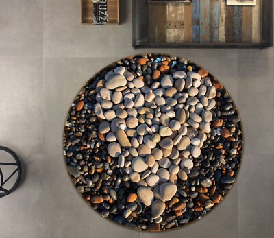 3D Love Pebbles O1443 Game Rug Mat Round Elegant Photo Carpet Mat Eve ...