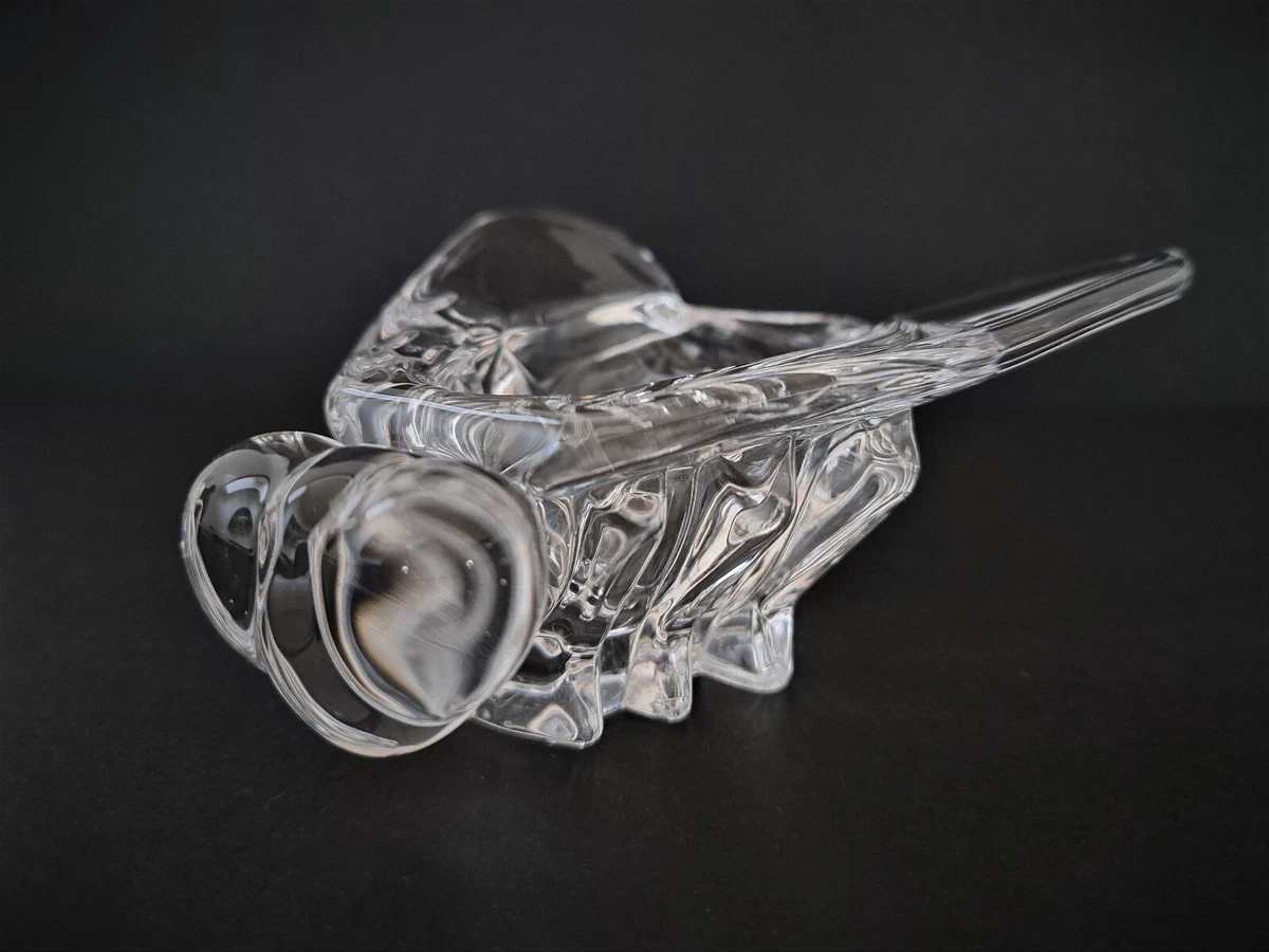 Cendrier Canard En Cristal De Vanne - XXème - Coupelle Vintage Déco